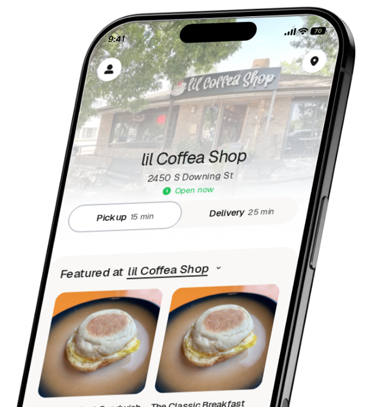 lil Coffea Shop app preview